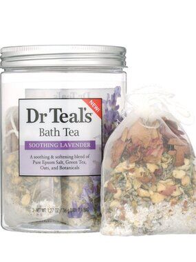 Dr. Teal's Soothing Lavender Bath Tea - Epsom Salt & Botanicals